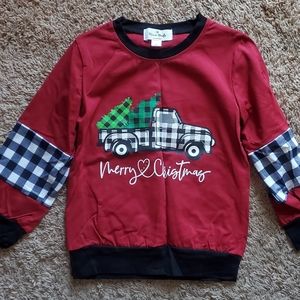 Christmas shirt for girls fits 6-8 year olds